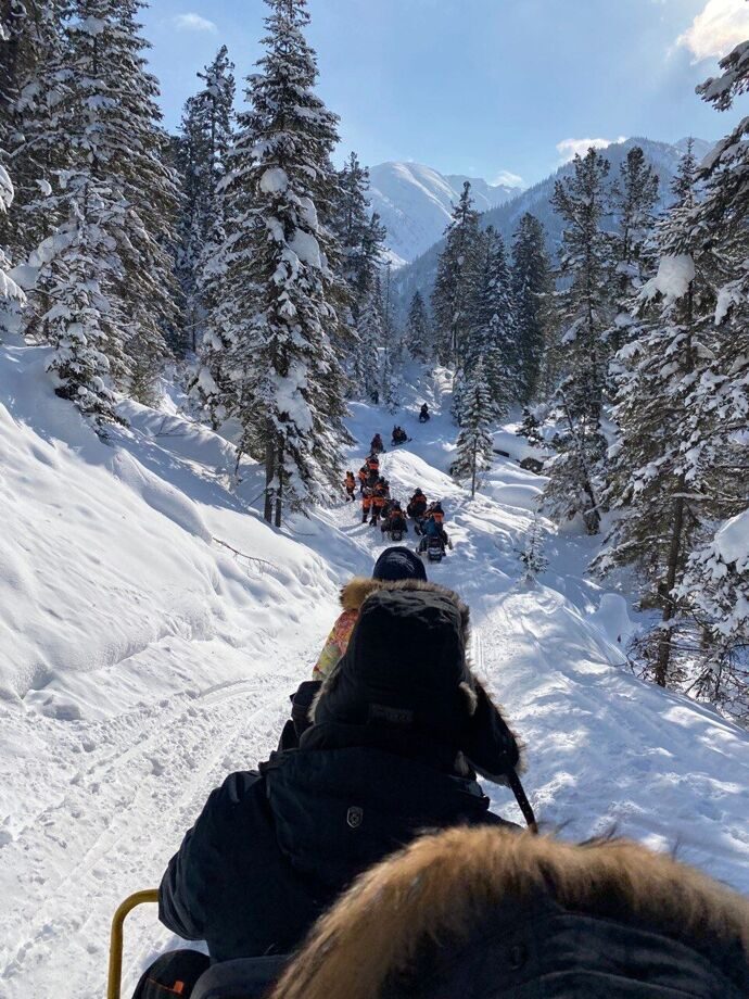 Мамай на снегоходах